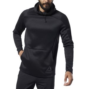 Reebok One Series Training Spacer Kapuzenpullover Herren - Schwarz - DE 021-EQH